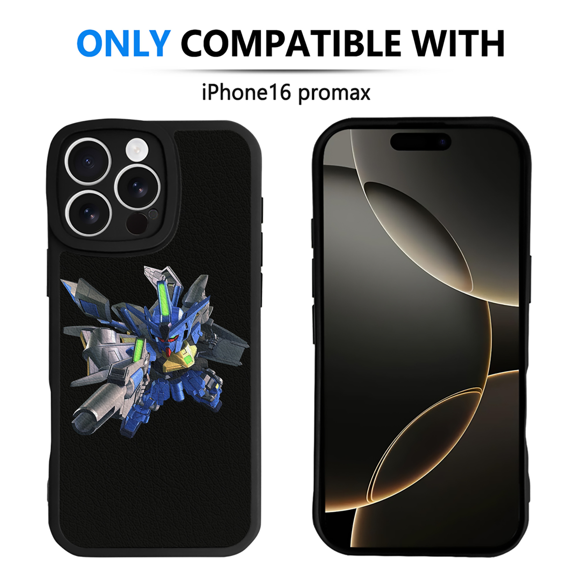 （画像用） 機動戦士ガンダム Mobile Suit Gundam 【iPhone 16シリーズ対応】シリコンスマホケース（レザー調） 材質：シリコン